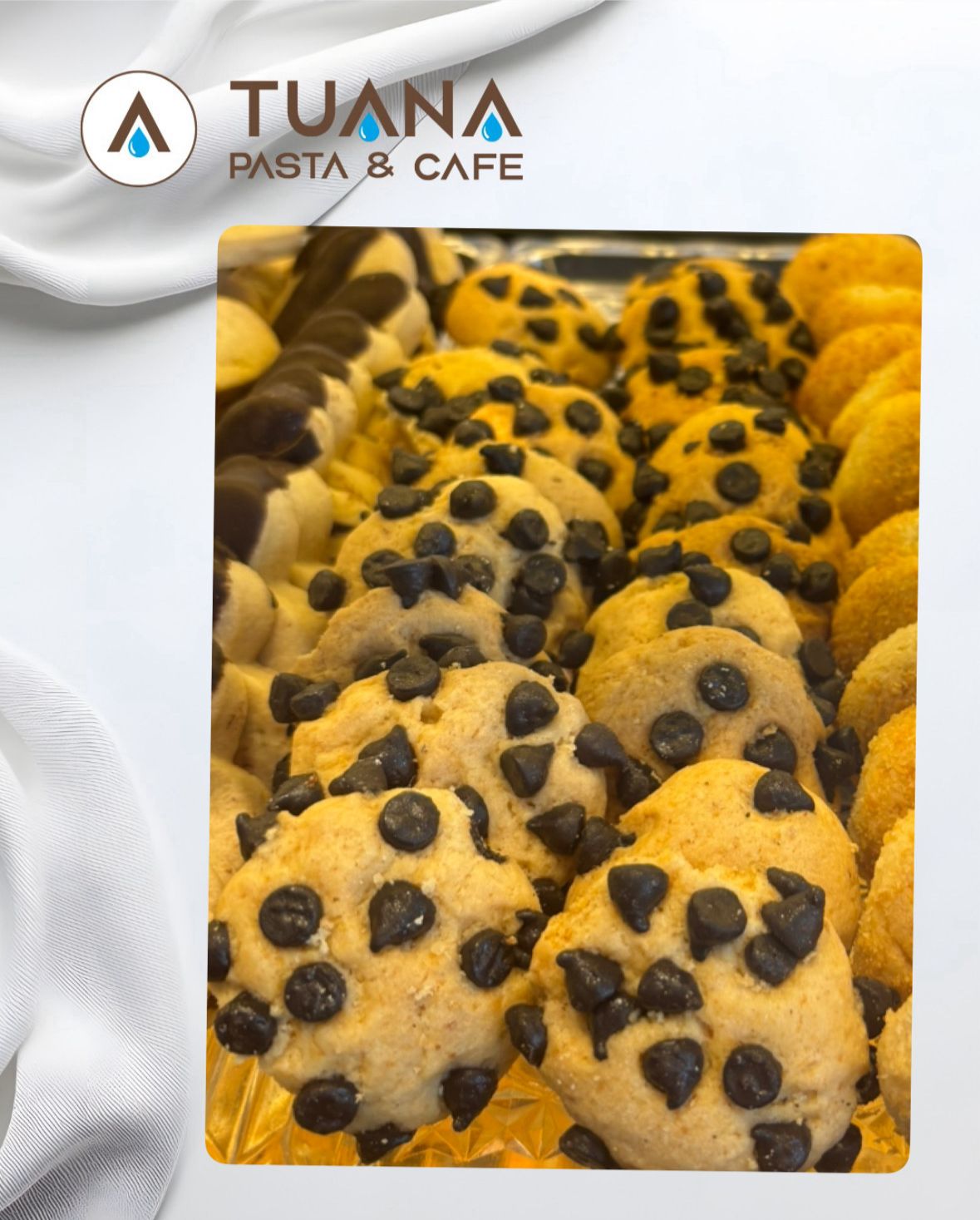 damla çikolatalı kurabiye