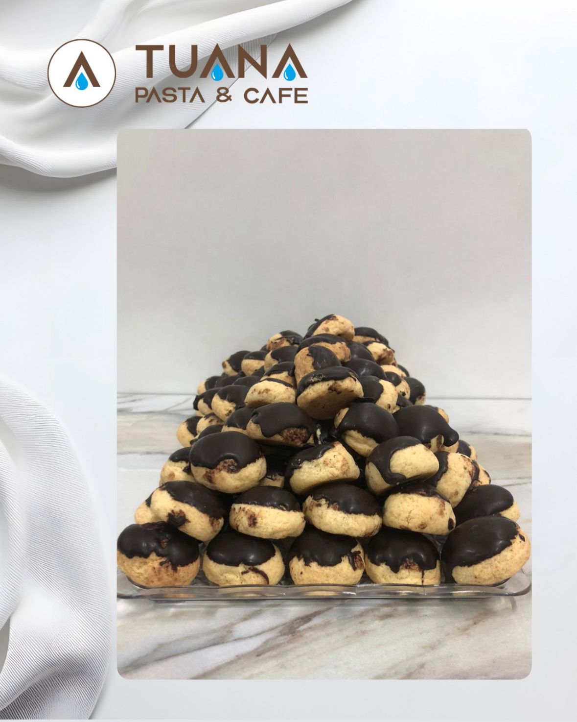 çikolata kaplamalı kurabiye